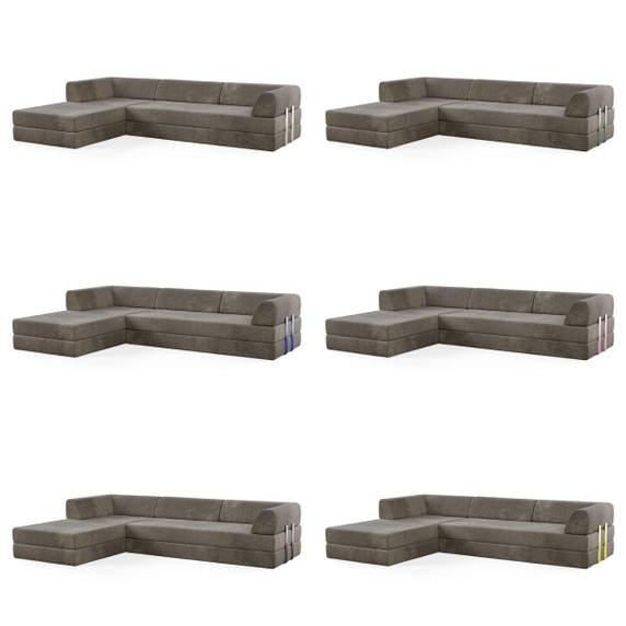 Levi 4-Seater Chaise Corner Sofa