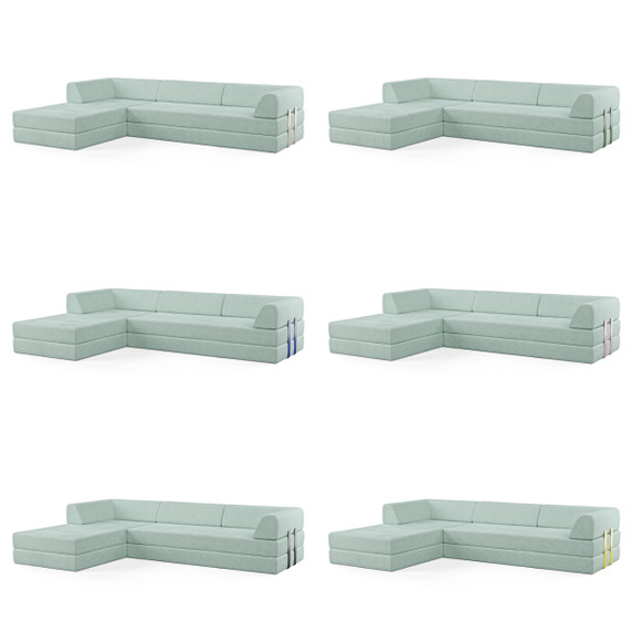 Levi 4-Seater Chaise Corner Sofa