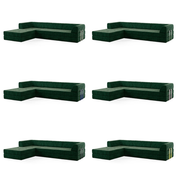 Levi 4-Seater Chaise Corner Sofa