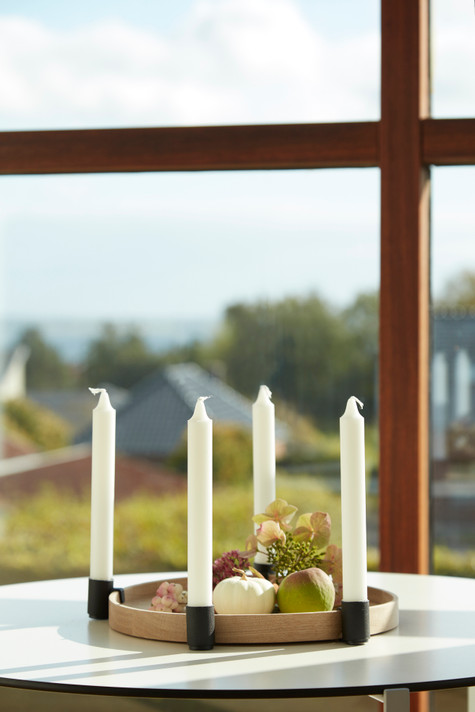 Luna Tray with Candleholders