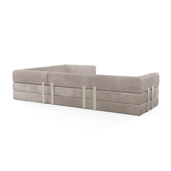 Levi 4-Seater Closed Corner Sofa
