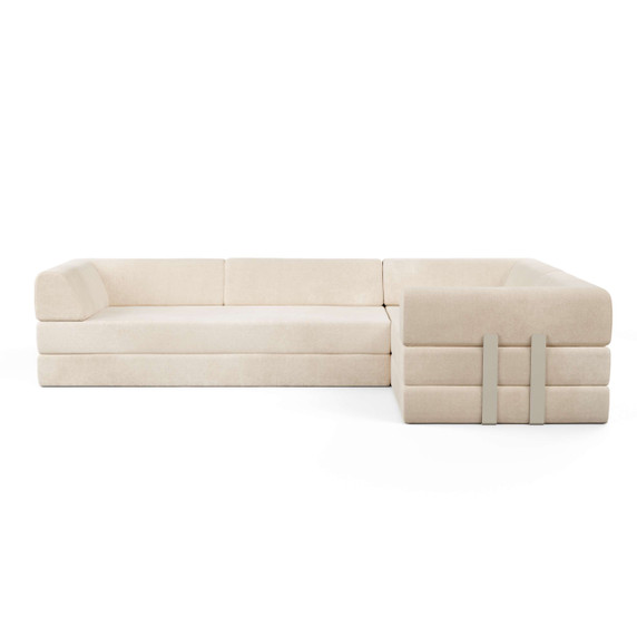 Levi 4-Seater Closed Corner Sofa