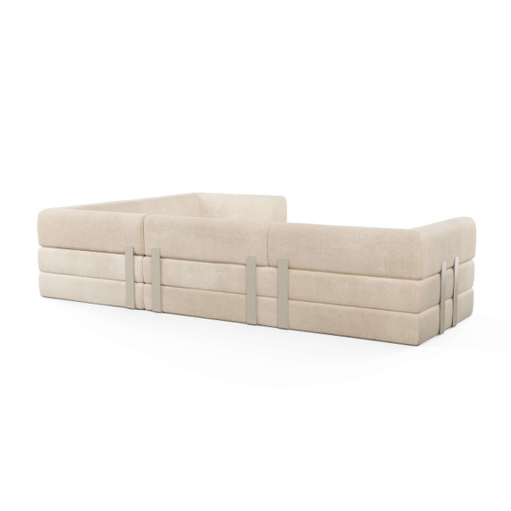 Levi 4-Seater Closed Corner Sofa