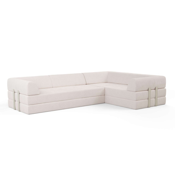 Levi 4-Seater Closed Corner Sofa