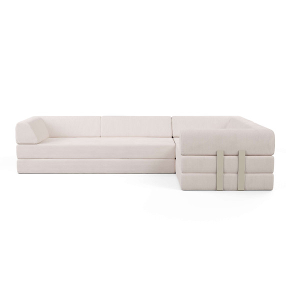 Levi 4-Seater Closed Corner Sofa
