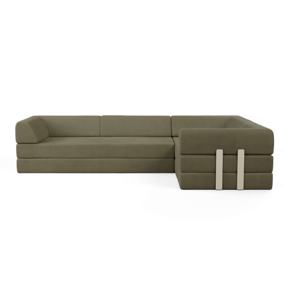 Levi 4-Seater Closed Corner Sofa