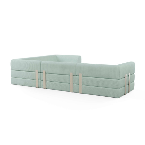 Levi 4-Seater Closed Corner Sofa