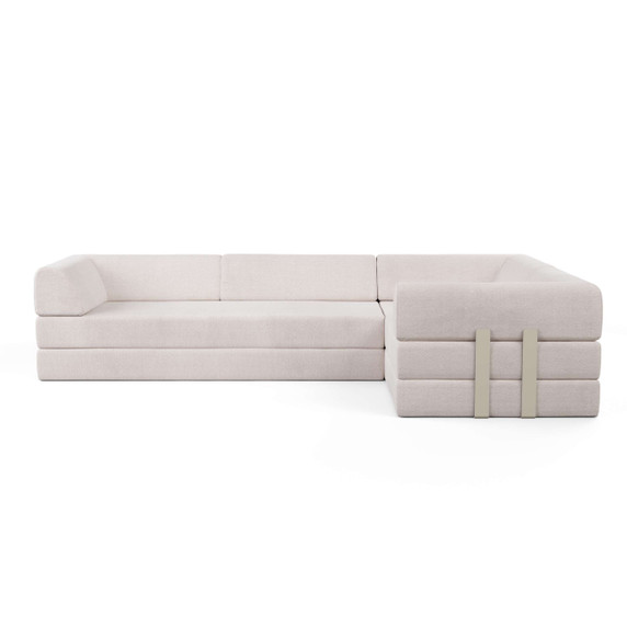 Levi 4-Seater Closed Corner Sofa