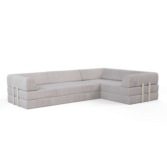 Levi 4-Seater Closed Corner Sofa