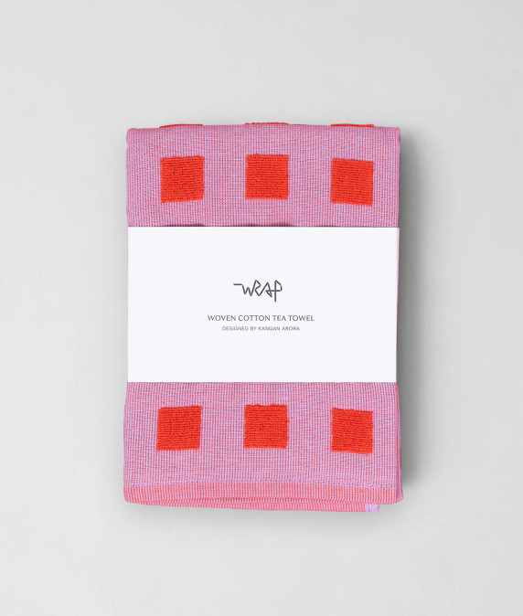 Squares Cotton Tea Towel