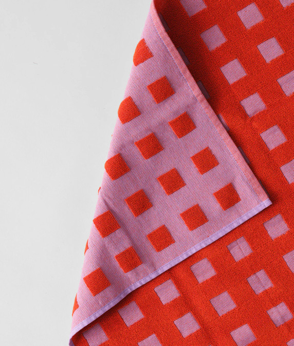 Squares Cotton Tea Towel
