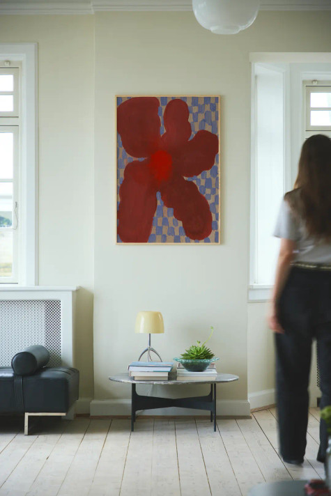 Flowers with Checks 06