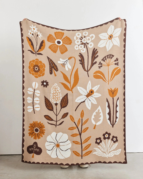 Petals Knit Blanket