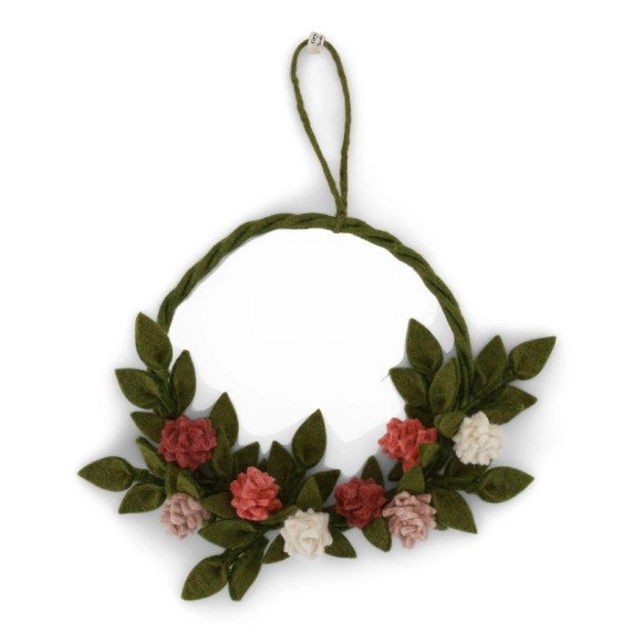 Wool Artichoke Wreath