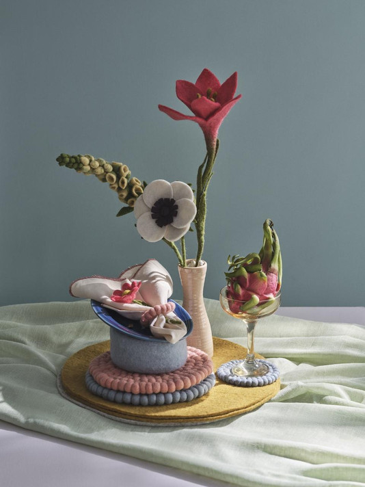 Wool French Anemone Flower
