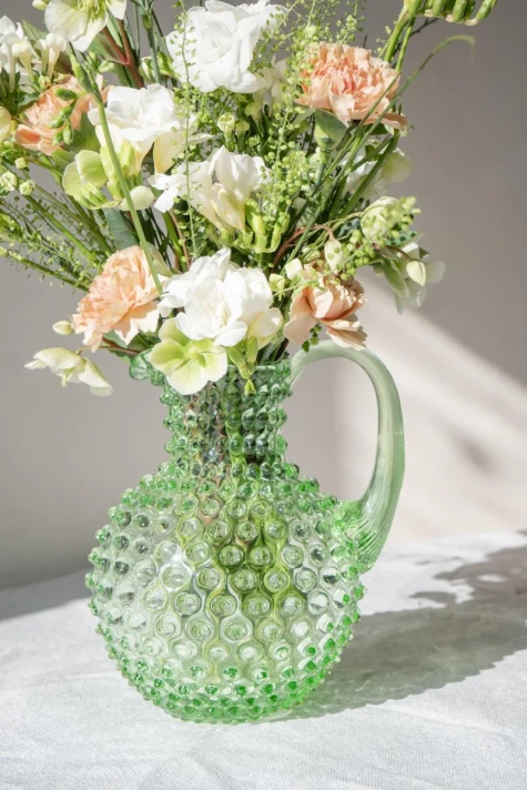 Crystal Hobnail Jug