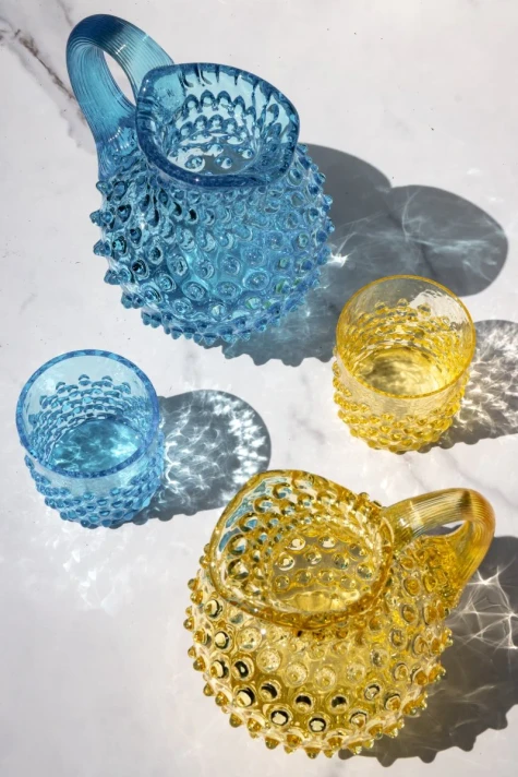Crystal Hobnail Whiskey Glass