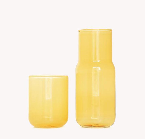 Tinted Glass Carafe
