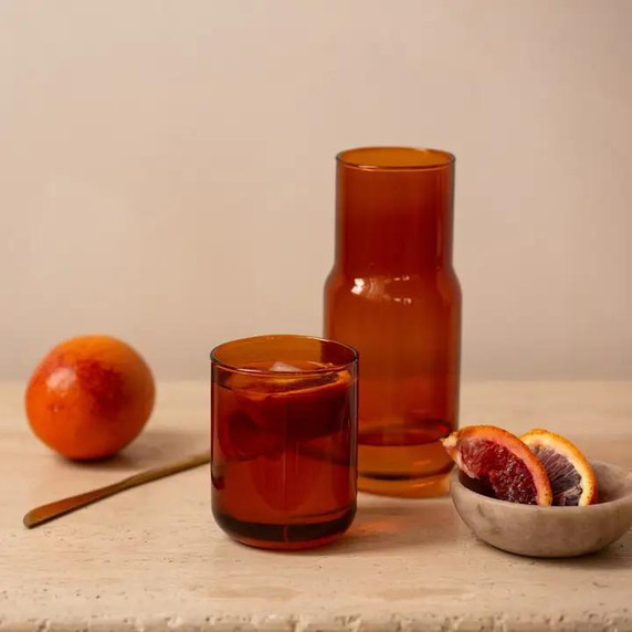 Tinted Glass Carafe