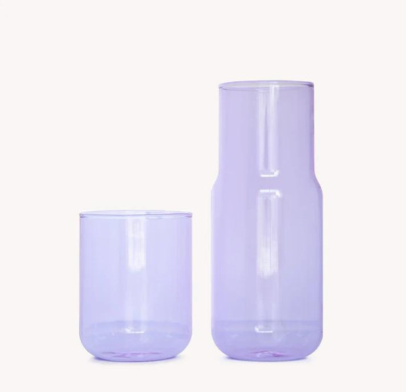 Tinted Glass Carafe