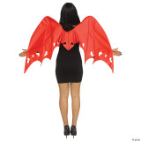 Fun World Wings Satin Red -One Size  Fun World Wings Satin Red -One Size