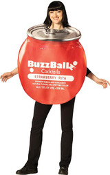 Buzzballz® Strawberry 'Rita Tunic Costume - Adult 