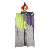 Light-Up 6 Ft. Hanging Clown with Sound Halloween Decoration
