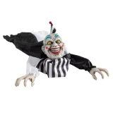 Animated Light-Up 39" Crawling Clown with Sound Halloween Decoration
