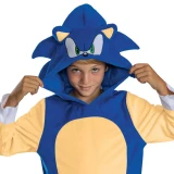 Sonic the Hedgehog Hooded Jumpsuit Costume -Child 