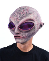 Alien Latex Face Mask with Over-sized Head and Eyes