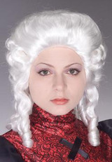 WIG COLONIAL LADY WHITE
