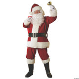 Regal Plush Santa Suit With Beard & Wig