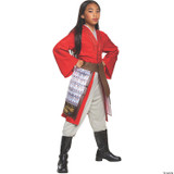 Mulan Hero Red Dress Deluxe Costume Sml 4-6