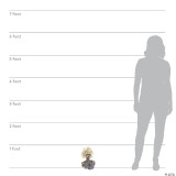 Morris Creepy Doll Blonde Animated, toy creepy doll with blonde hair and animated features.