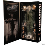 Trick or Treat Studios Halloween II Michael Myers 1:6 Scale Figure, detailed collectible action figure packed in a display box with internal accessories and artwork.