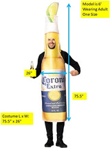 Corona Extra Bottle with Lime
