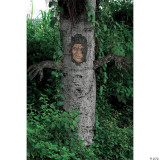 Sunstar Creepy Living Tree Decoration Set - 3 Pc, spooky tree ornament with a face, multiple arms, and a creepy expression.