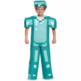 Front - Minecraft Diamond Armor Prestige Child Costume LRG 10-12