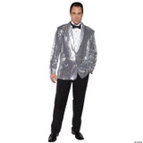 Sequin Jacket Costume -Silver 