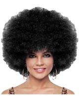 Jumbo Afro Adult Costume Wig - Black