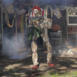 Seasonal Visions Cagey the Clown Animated Halloween Prop 