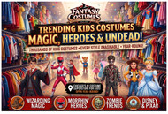 Top Trending Kids Costumes: Magic, Heroes, and the Undead