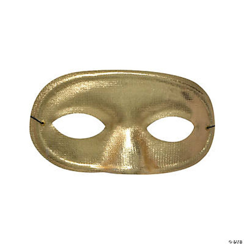 Domino Half Mask Gold