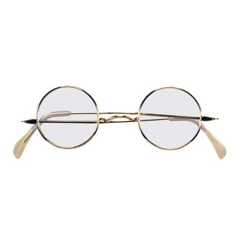 Gold Round Frame Glasses 