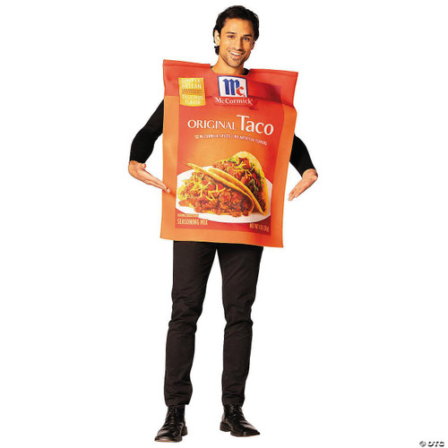 Rasta Imposta Taco Seasoning Packet McCormick™ Costume- Adults  