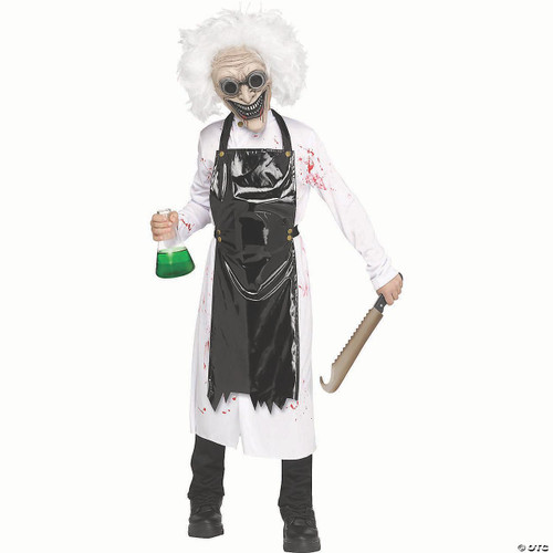 Fun World  Mad Scientist Costume with Mask - Child  
