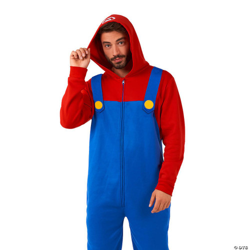 Opposuits Mario™ Onesie Costume - Adult  