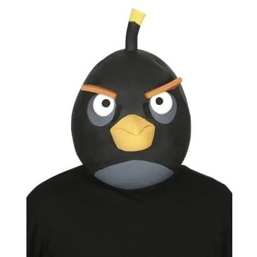 Paper Magic Angry Birds Black Latex Costume Mask 