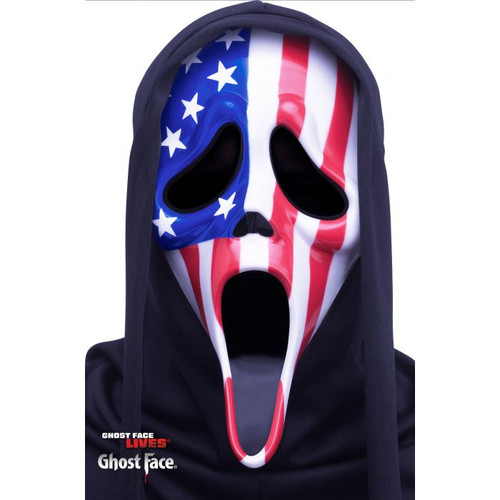 Ghost Face Mask - USA Flag 