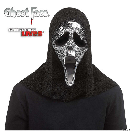Fun World Dead By Daylight™ Ghost Face® Disco Mirror Full Mask 